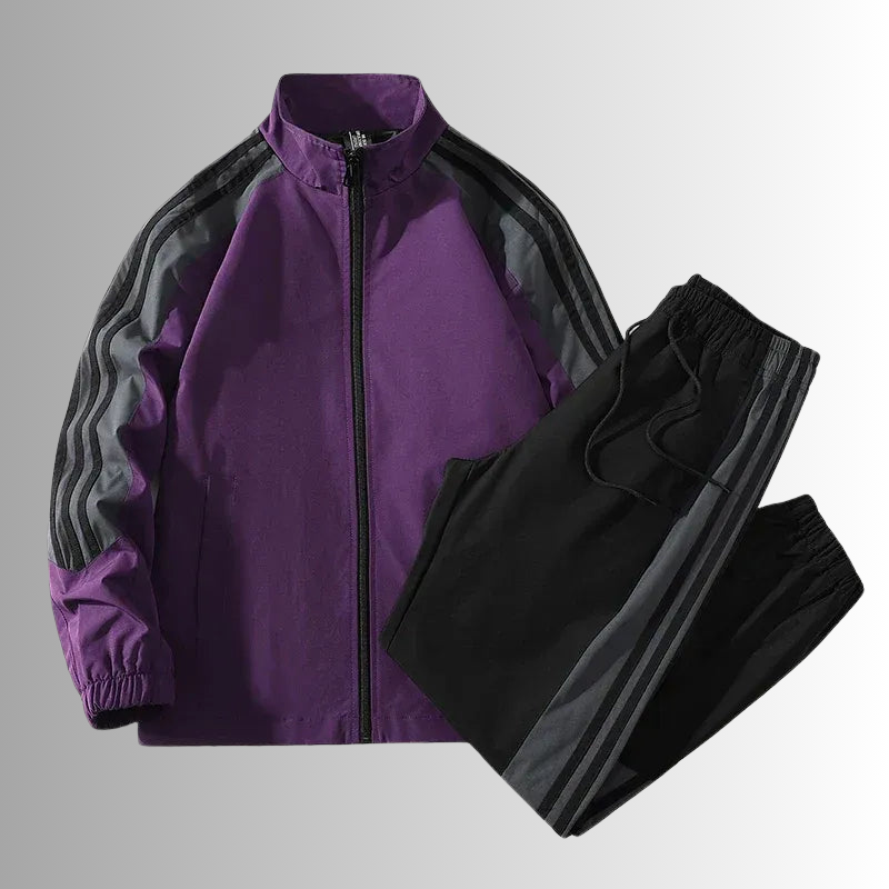 Zip Jacket and Pants Set