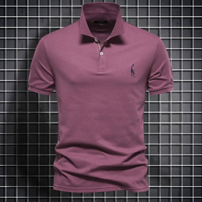Męska koszulka polo slim fit z krótkim rękawem