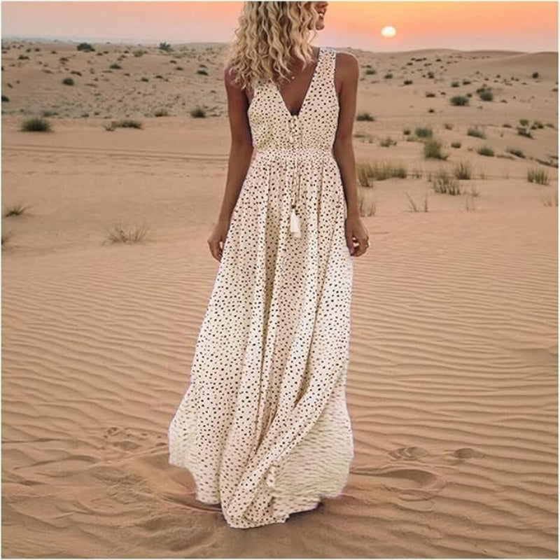 Women’s Maxi Dress V-Neck