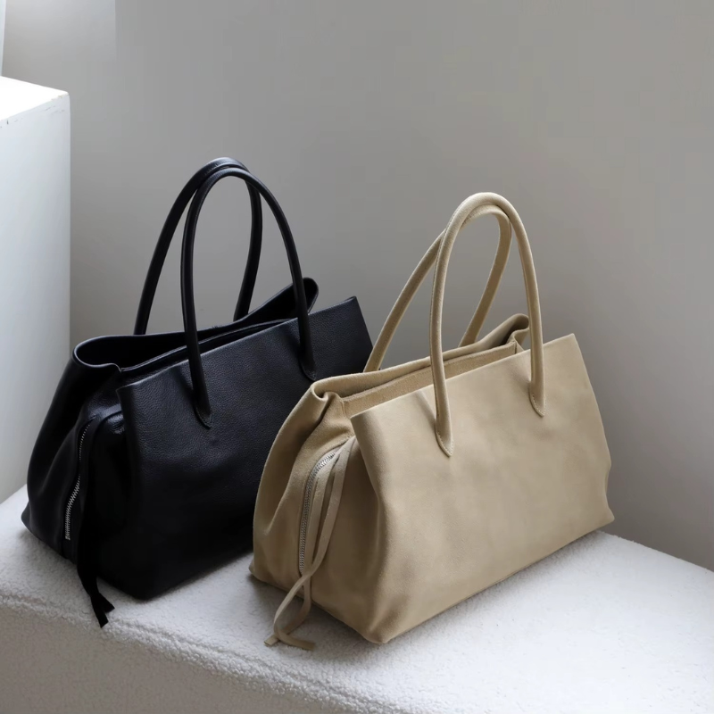 Sac à épaule pour femme avec compartiment multi-zips