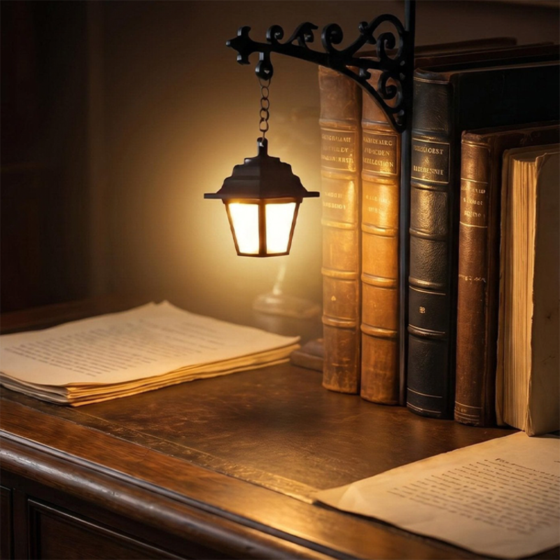 Lumistack - Lantern Shaped Bookends With Integrated Light