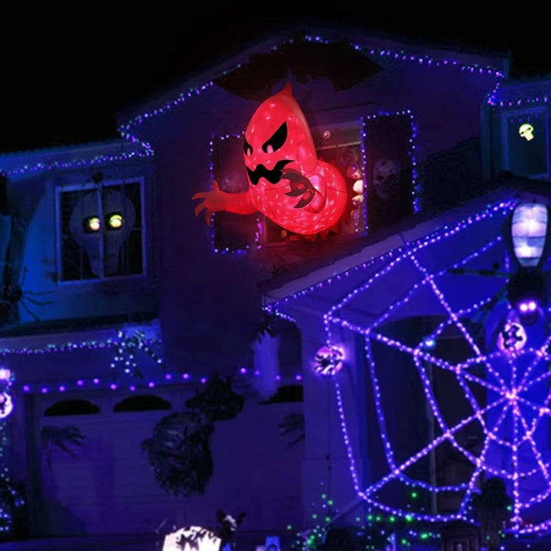 PhantomGlow – Fantomă gonflabilă de Halloween cu iluminare LED