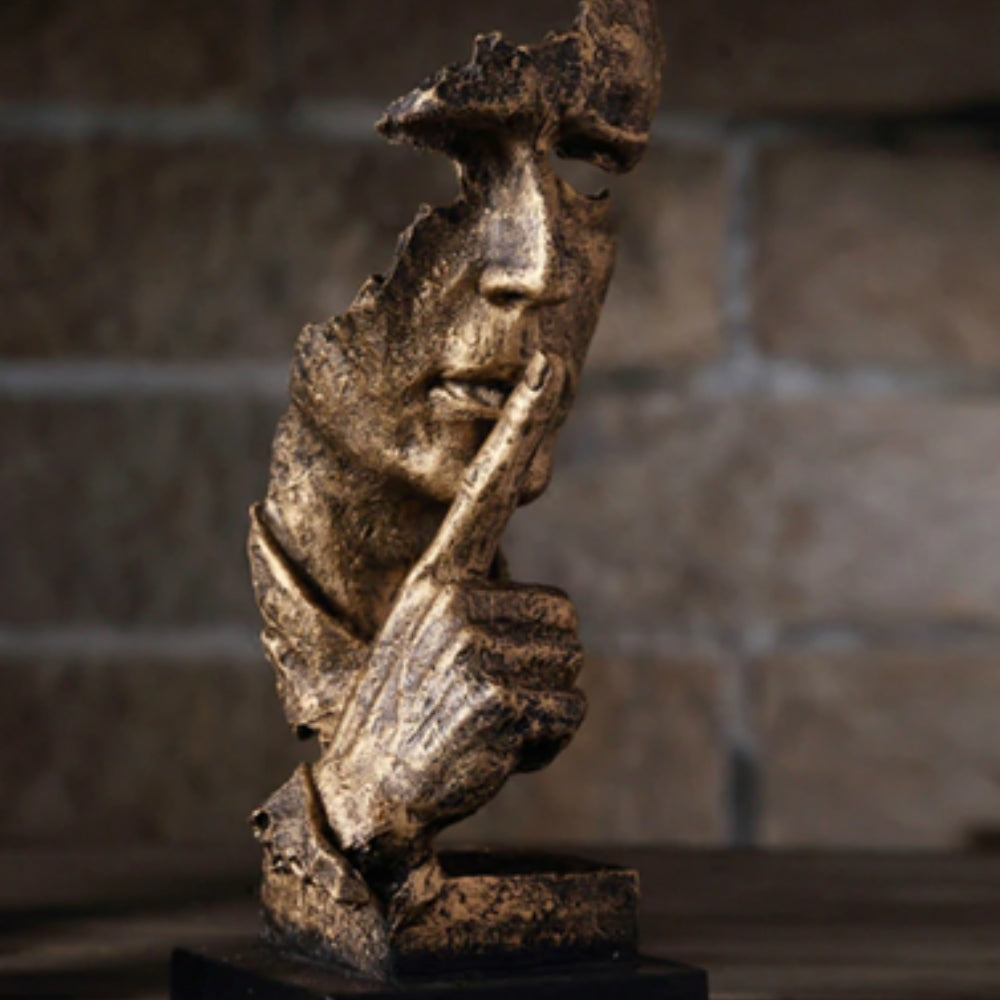 AuraObject - Abstract decorative sculpture with calm artistic form and modern minimalist design