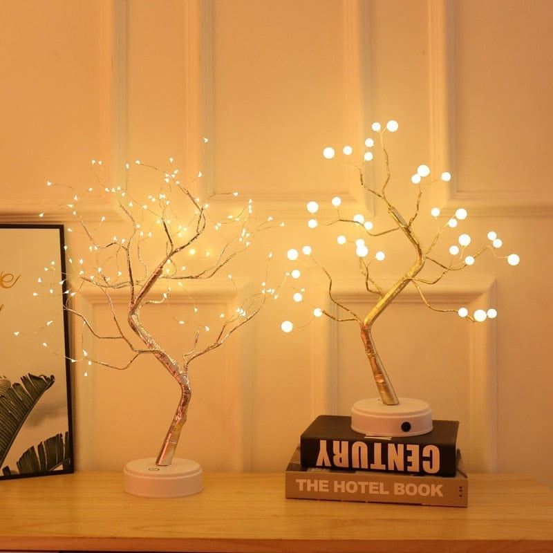 LumaTree – LED Lampka Stołowa USB z Projektem Inspirowanym Drzewem