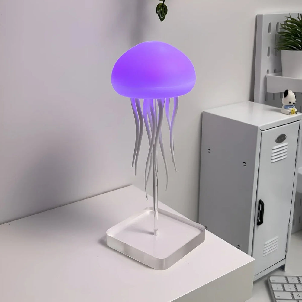 JellyGlow – Lampă captivantă în formă de meduză cu schimbare de culoare, mișcare plutitoare și iluminare ambientală liniștitoare