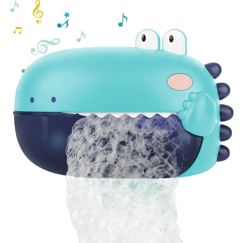 BubbleBeats – Jucărie de baie dinozaur cu generator de bule și efecte muzicale jucăușe