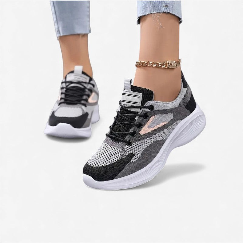 Fenna – Baskets à bout rond lacets et semelle antidérapante