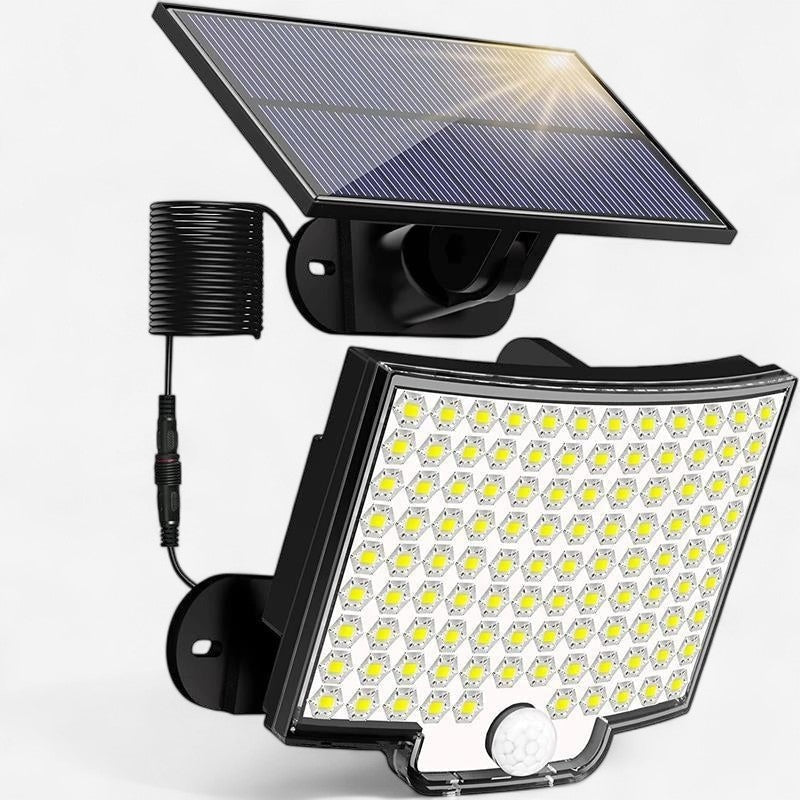 LumoGuard – Lampada di Sicurezza Solare con 106 LED e Sensore di Movimento
