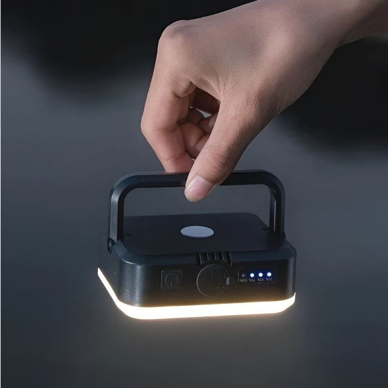 GlowBank – Magnetic LED Lamp with Integrated External Battery