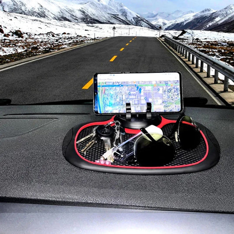 DashGrip – Telefoonhouder voor de Auto met Antislip Dashboardmat en 360° Rotatie