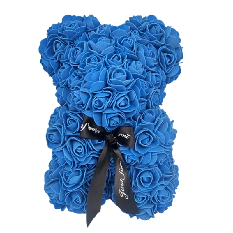 BloomBear – Ours décoratif aux roses en cadeau avec un design réconfortant