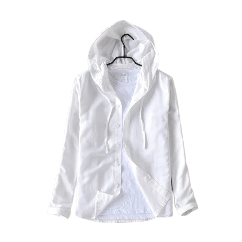 Andrew – Cămașă tip hanorac cu mâneci lungi și nasturi
