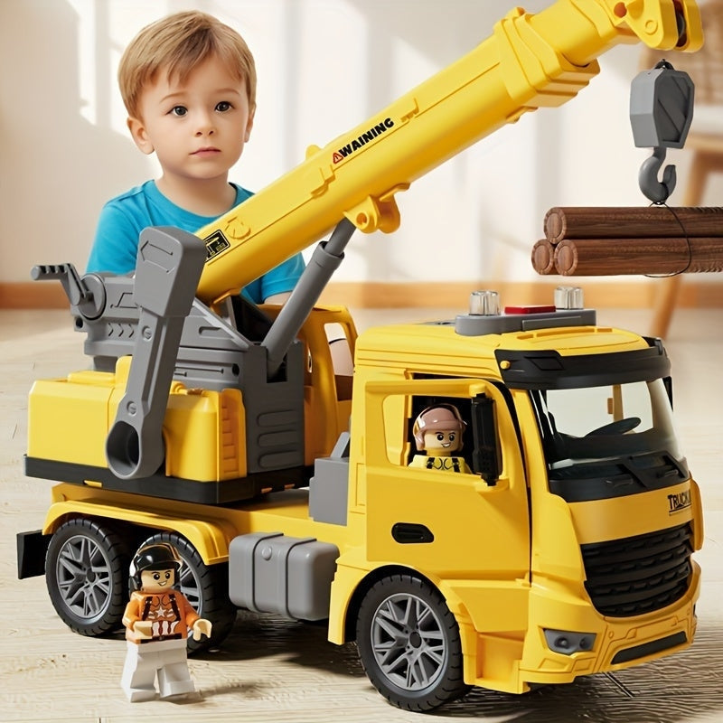 LiftMaster – Jucărie Macara cu Sunete Realiste și Braț Mobil