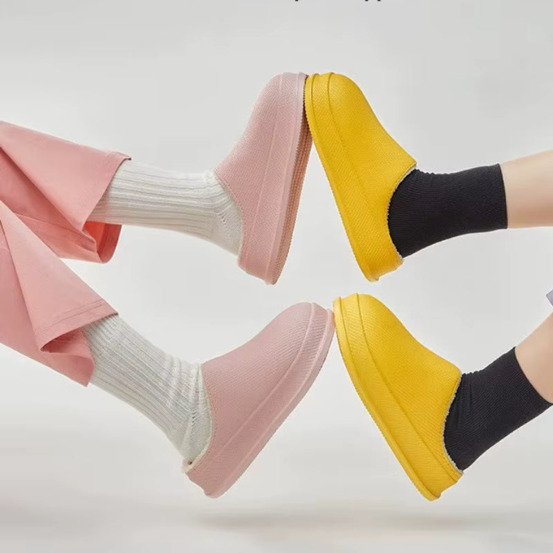 GentleWalk - Round Toe Slippers with Non-Slip Design