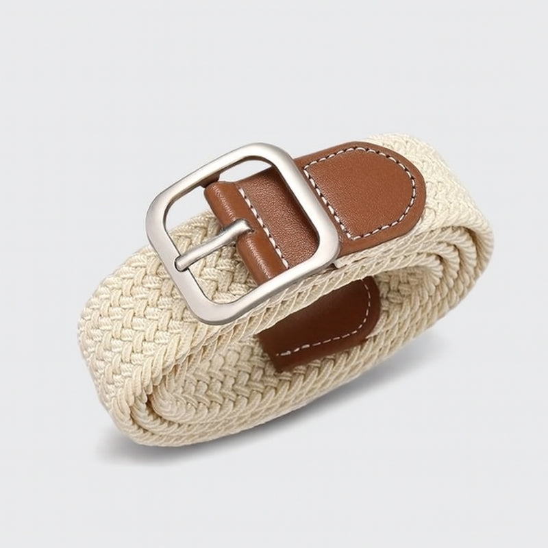 Sebastiaan – Cintura elastica intrecciata con fibbia regolabile
