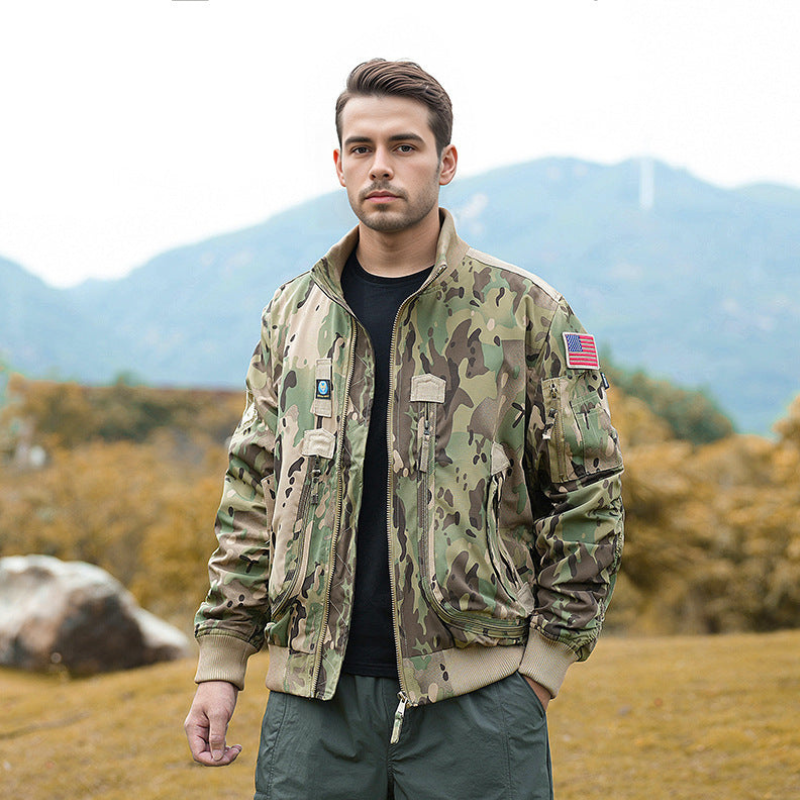 Robert - Long Sleeve Jacket with Zip Closure