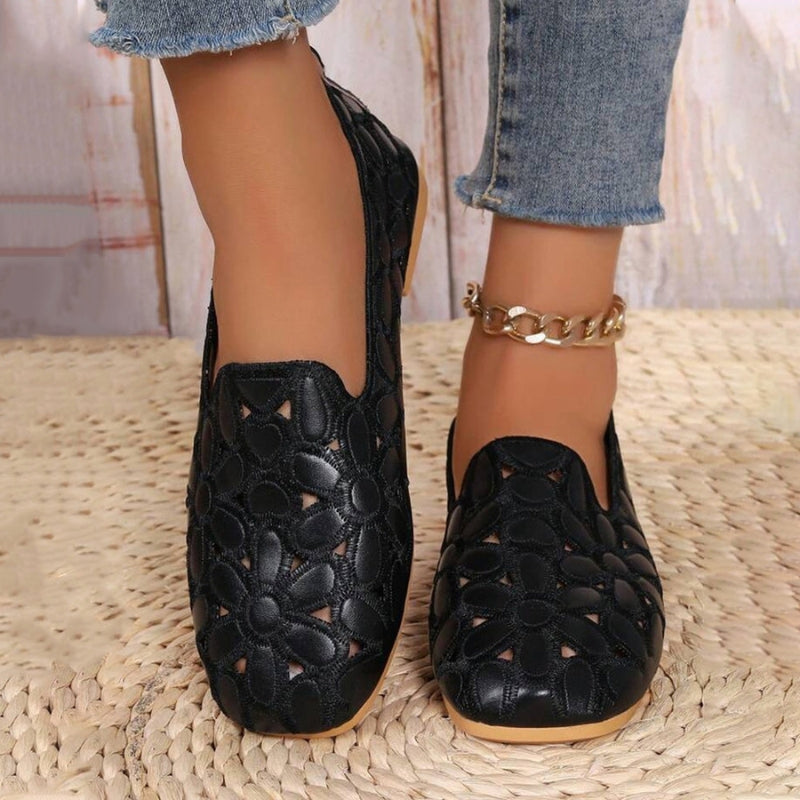 Talia - Mocassini con punta tonda e design slip on