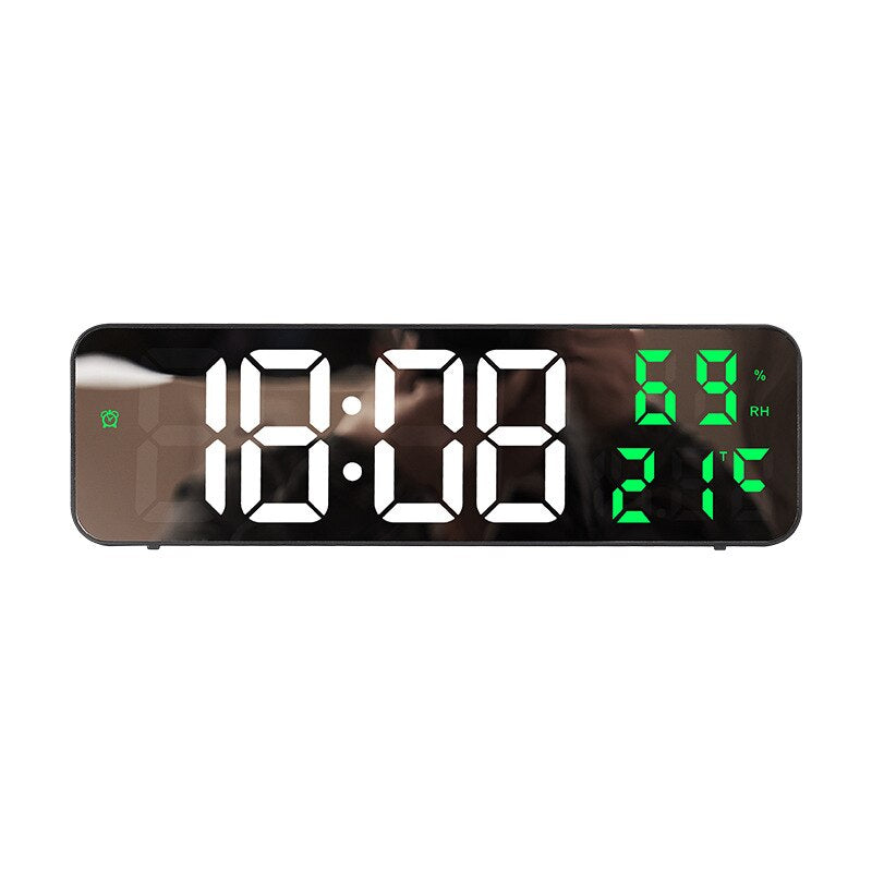 NovaClock - Modern Digital Wall Clock with Environmental Display