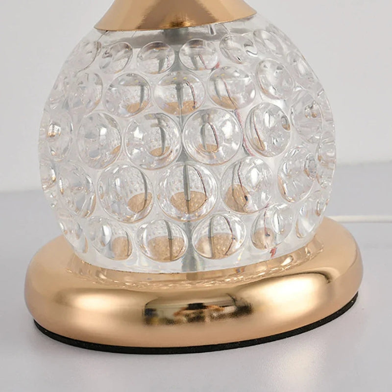 GlowHaven - Lampe de table portable avec éclairage LED dimmable et commande tactile