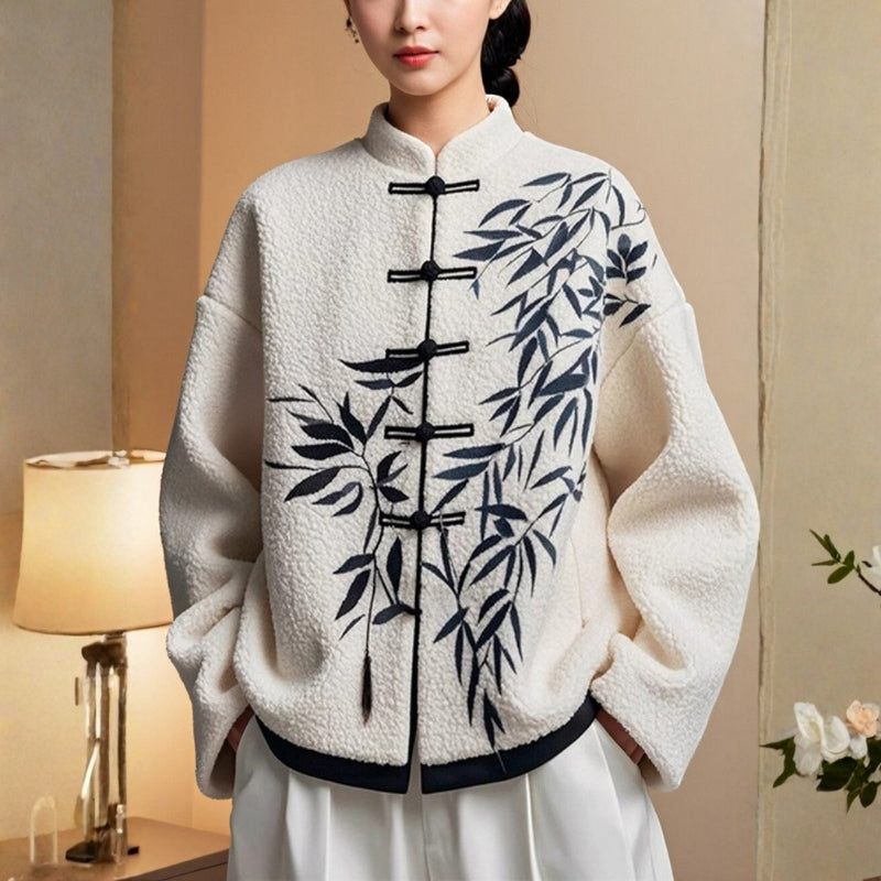Helen - Long Sleeve Cardigan with Button Closure