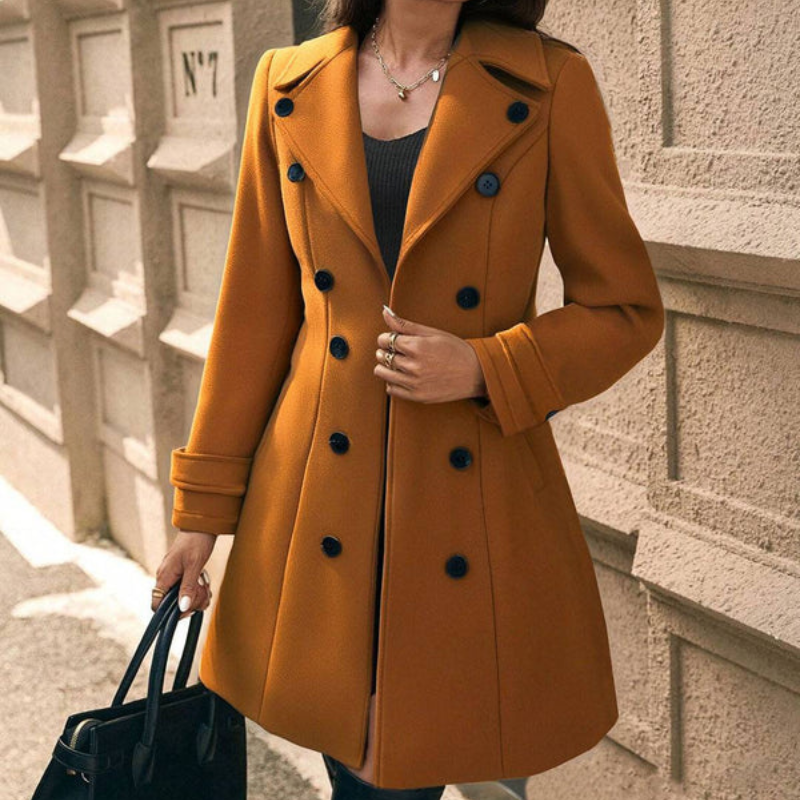 Rosa - Manteau à manches longues avec col à revers