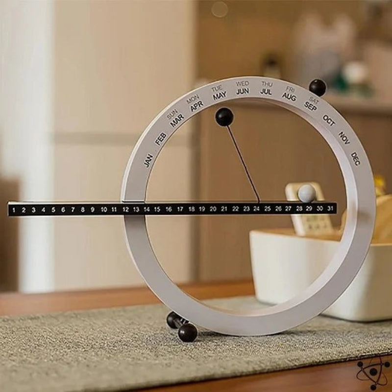 SilentTime – Magnetický věčný kalendář s tichým quartzovým strojkem pro domácí dekoraci