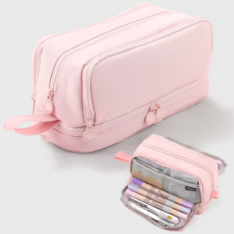 NoteBox – Double-Layered Canvas Pencil Case