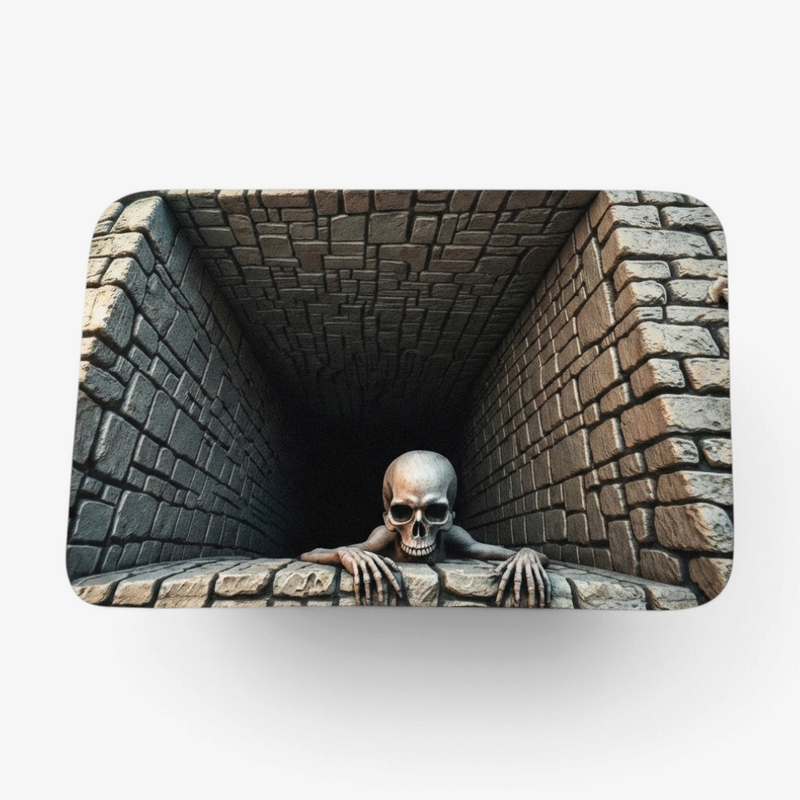 Hexamat – Felpudo de Halloween 3D con ilusión óptica