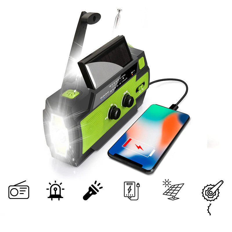 TerraVolt - Solar-powered radio and power bank for emergencies
