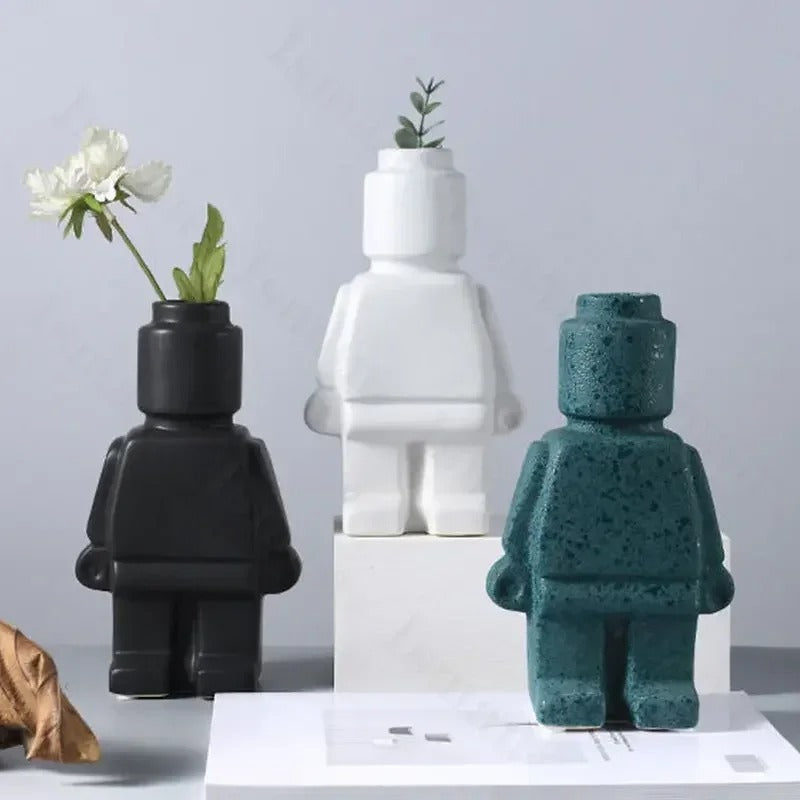 BloomMate - Vaso Lego originale per decorazioni personali | 1+1 Gratis