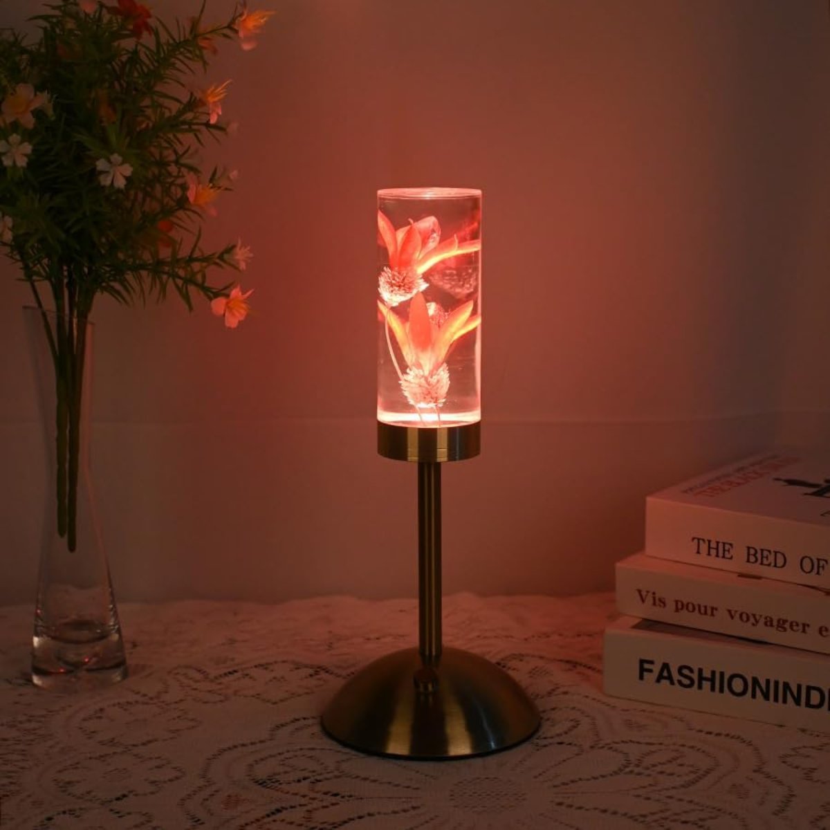 Floravelle - Lampă de masă decorativă cu design floral