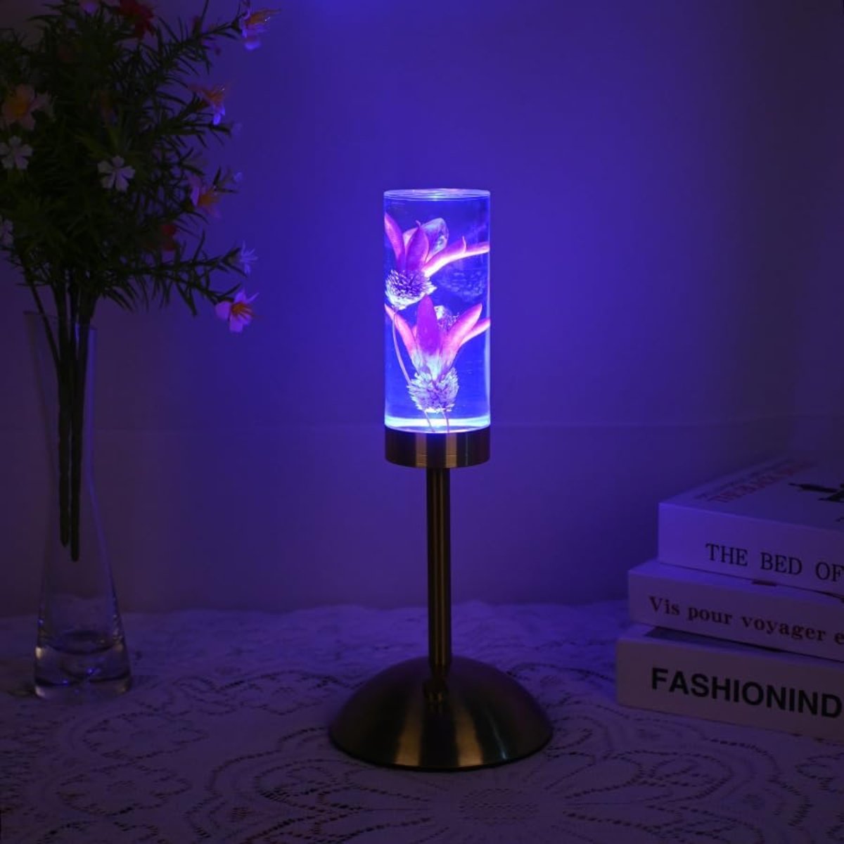 Floravelle - Lampă de masă decorativă cu design floral
