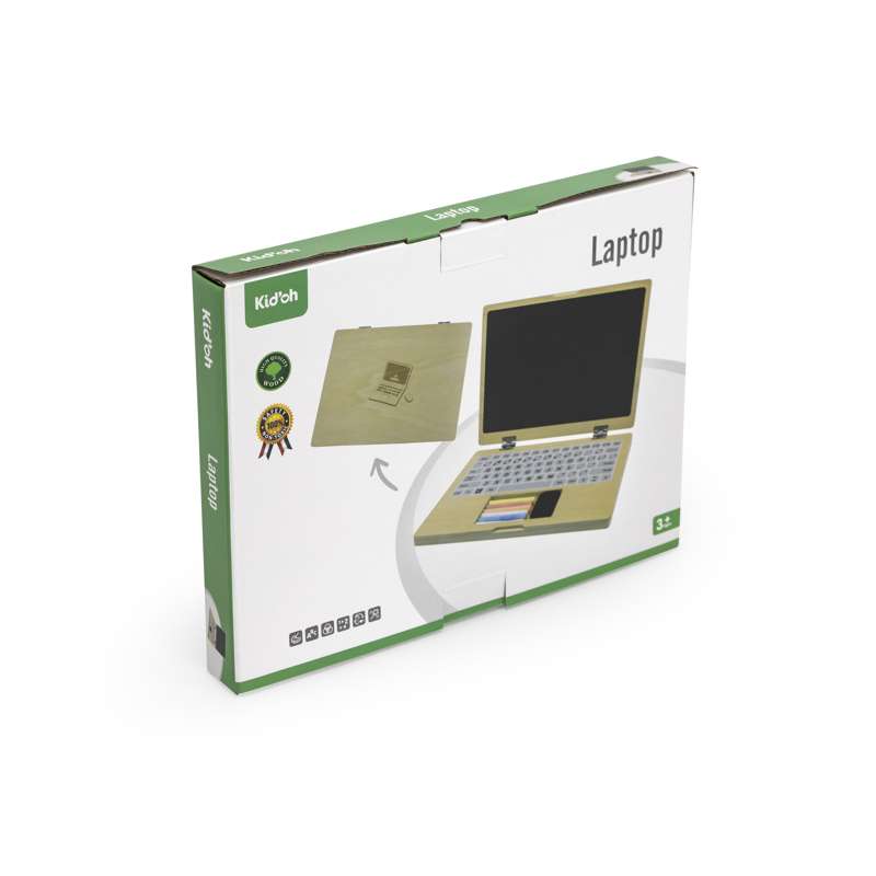 ChalkByte - Laptop din lemn cu ecran tip tablă