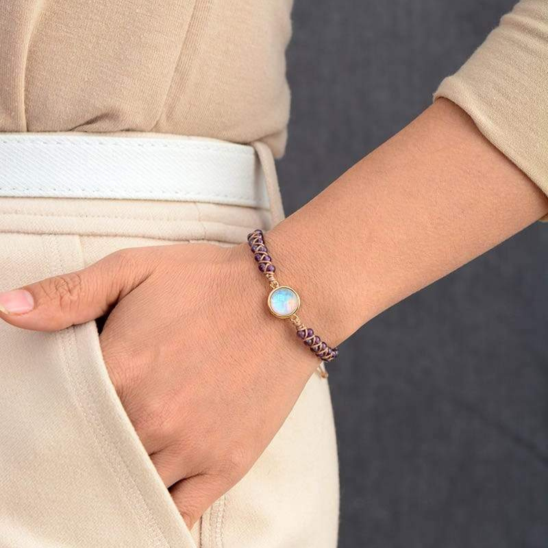 WristMate - Stylový náramek s přírodními kameny a uklidňujícím vrstveným korálkovým vzorem