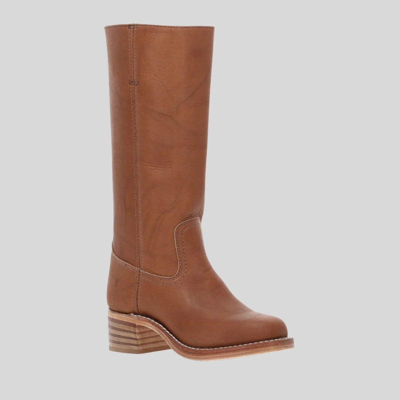 Bottes montantes pour femmes à bout rond avec semelle antidérapante