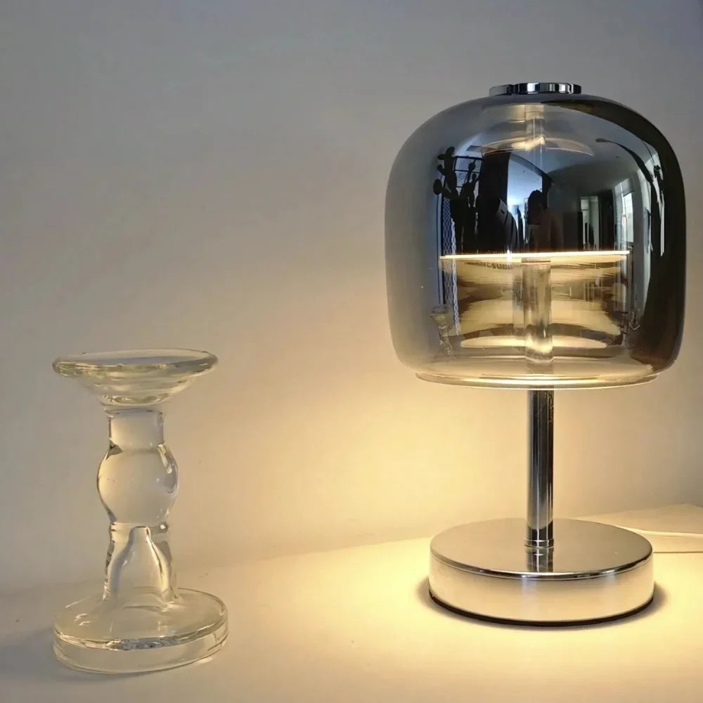 Orbessa - Lampada da tavolo con illuminazione regolabile