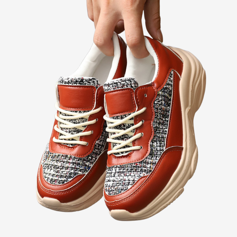 Halen - Sneakers con chiusura a lacci e design antiscivolo