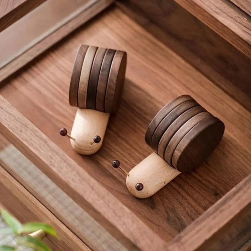 SnailEase – Sous-Verre Rond pour Tasse avec Design Inspiré d’Escargot