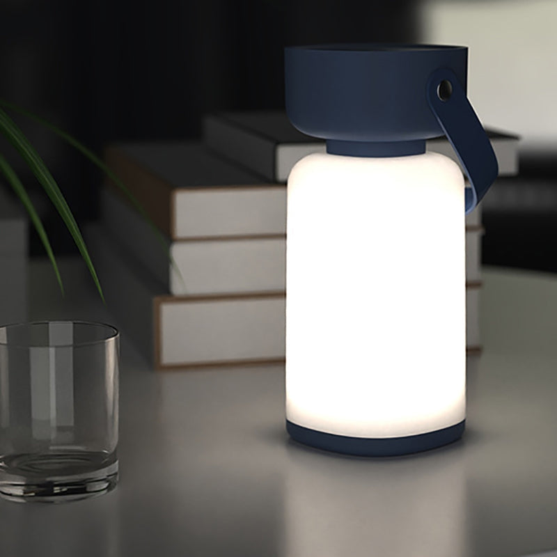 GlowPort – Lampada da tavolo LED portatile impermeabile con design cilindrico