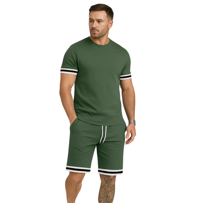 Albert – Set 2 pezzi con t-shirt a maniche corte e pantaloncini