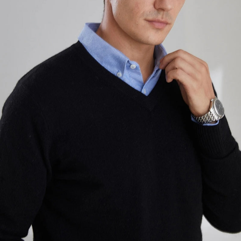 Daniel - V-Neck Long Sleeve Sweater