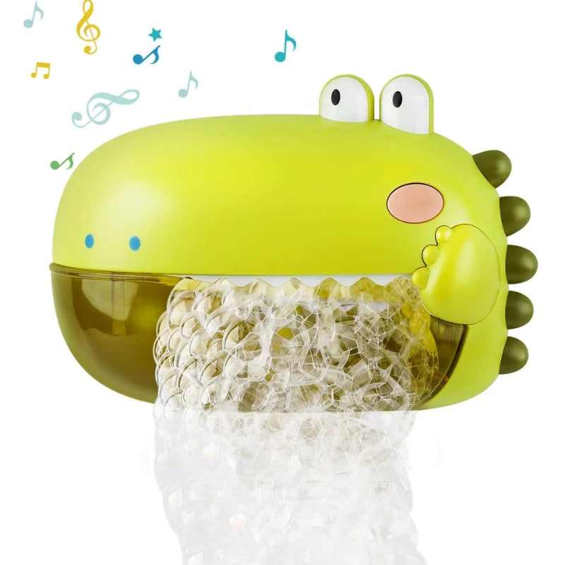 BubbleBeats – Jucărie de baie dinozaur cu generator de bule și efecte muzicale jucăușe