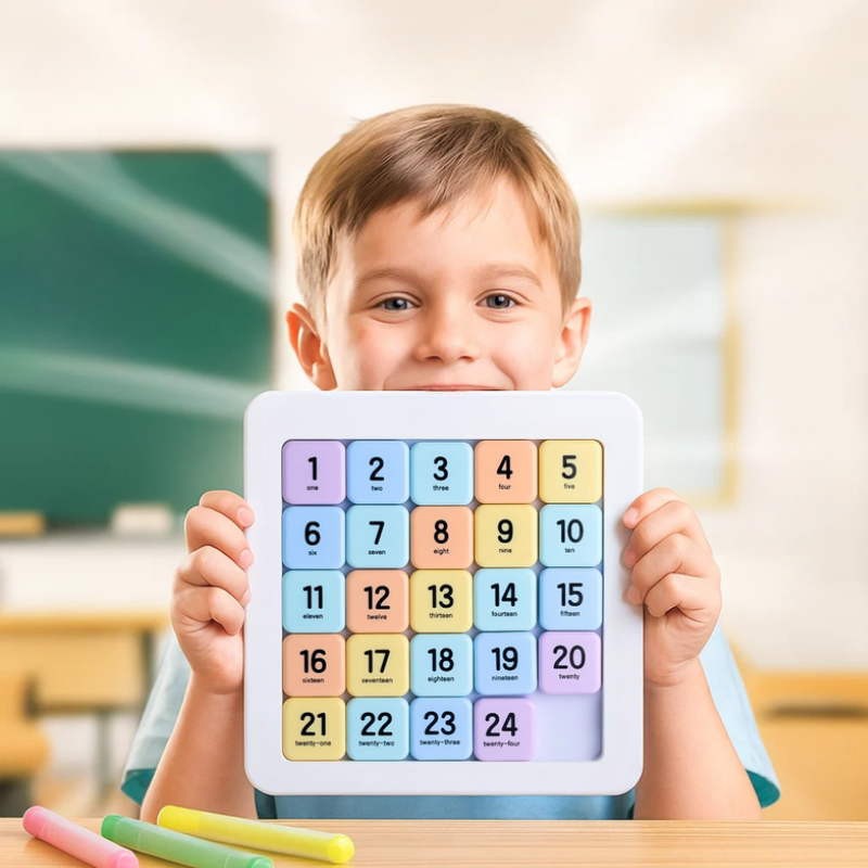 SlideLogic - Puzzle educativo de blocos deslizantes com vários níveis de dificuldade