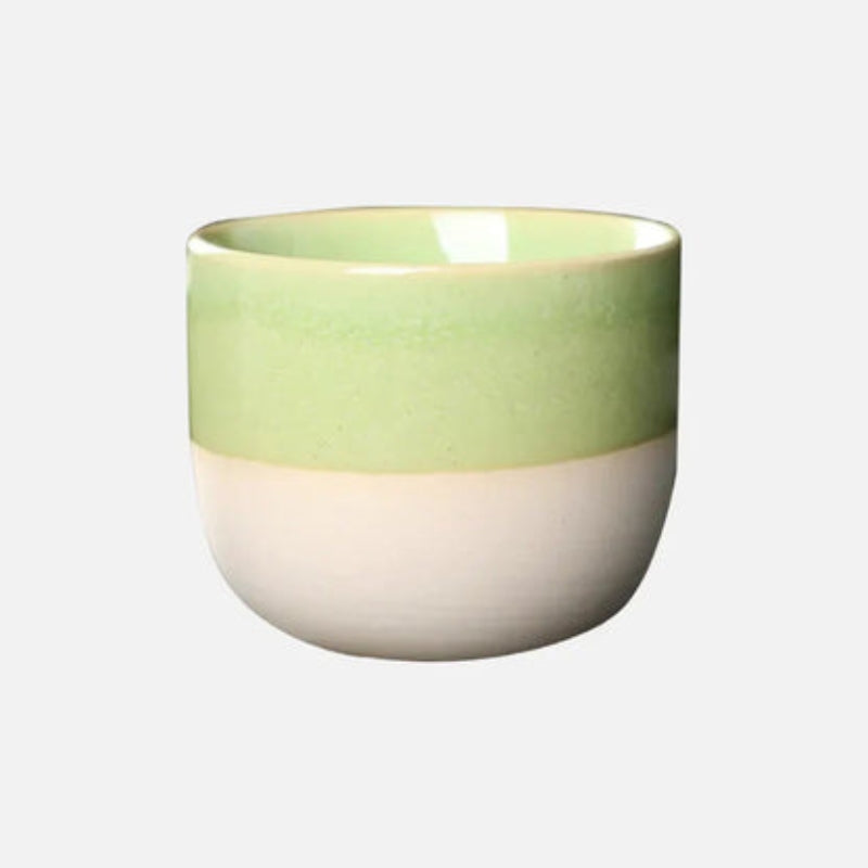 DrapeCup – Tazza da tè in ceramica con gocce di vernice e bordo liscio rifinito