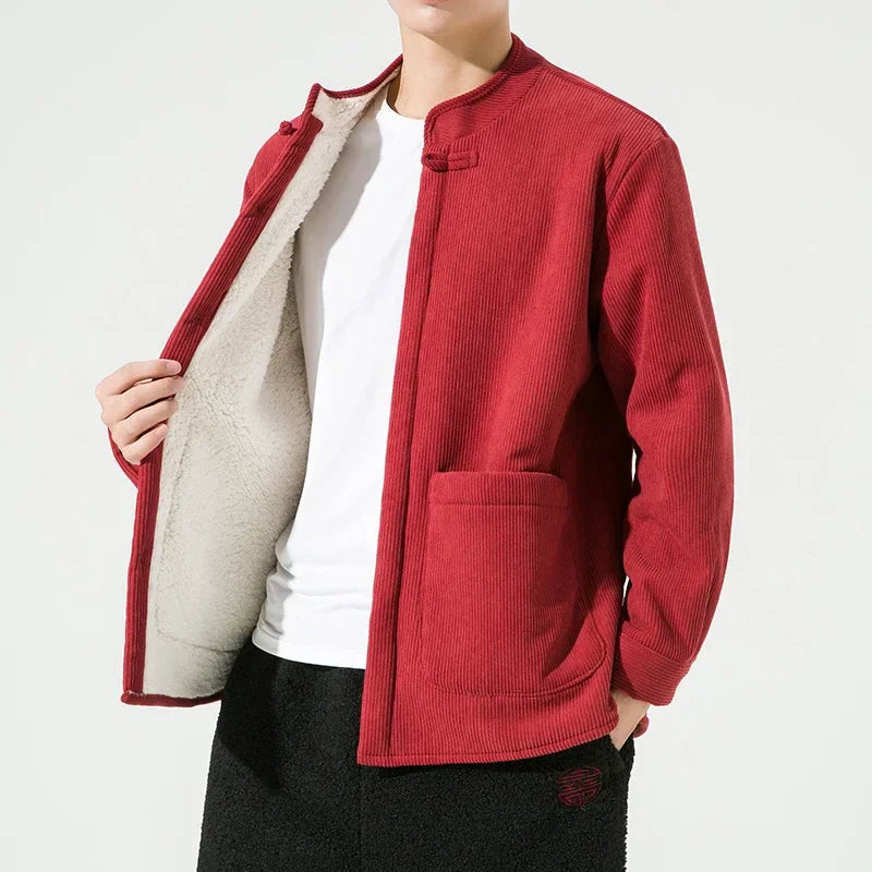 Thaylen - Long sleeve jacket with side pockets