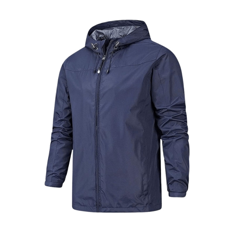 Ryan - Waterproof Jacket with Adjustable Hood and Zipper Closure