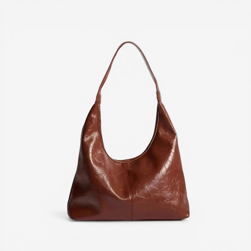 Women’s Compact Crossbody Bag with External Zipper Pocket