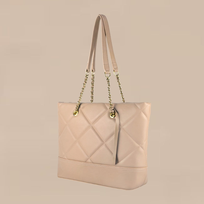 Borsa a tracolla oversize da donna con manici a catena