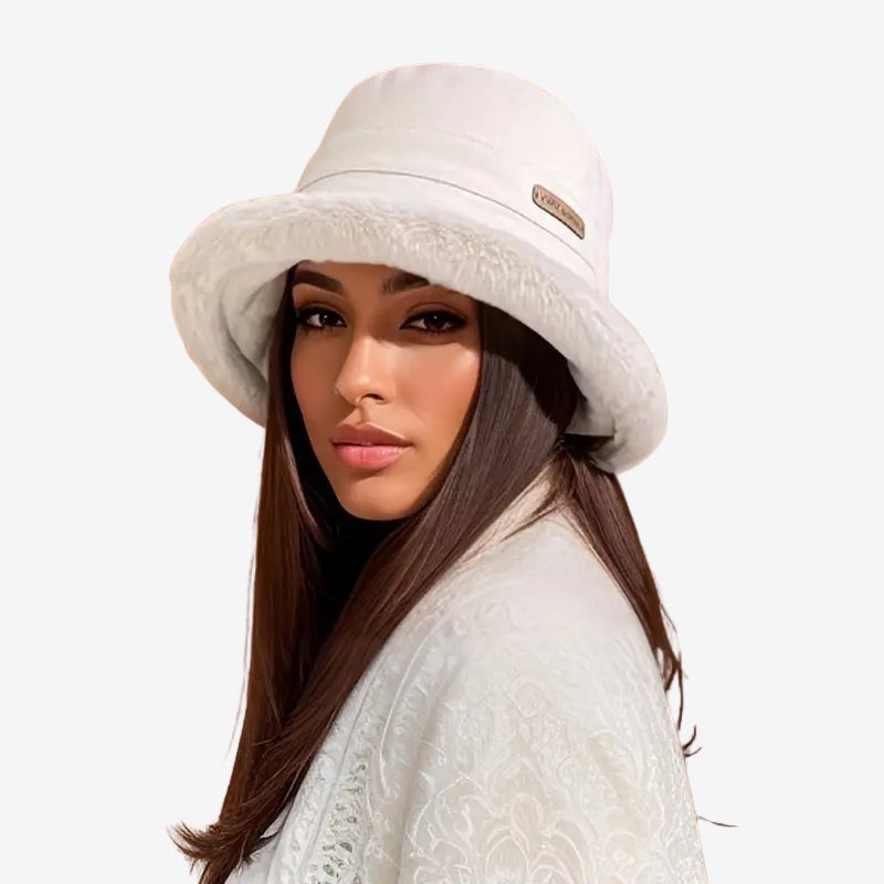 Laura – Thickened bucket hat with inner lining and wide brim