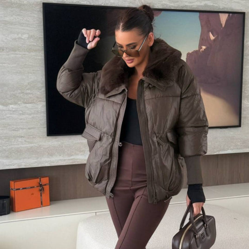 Annabelle - Giacca a maniche lunghe con chiusura a zip